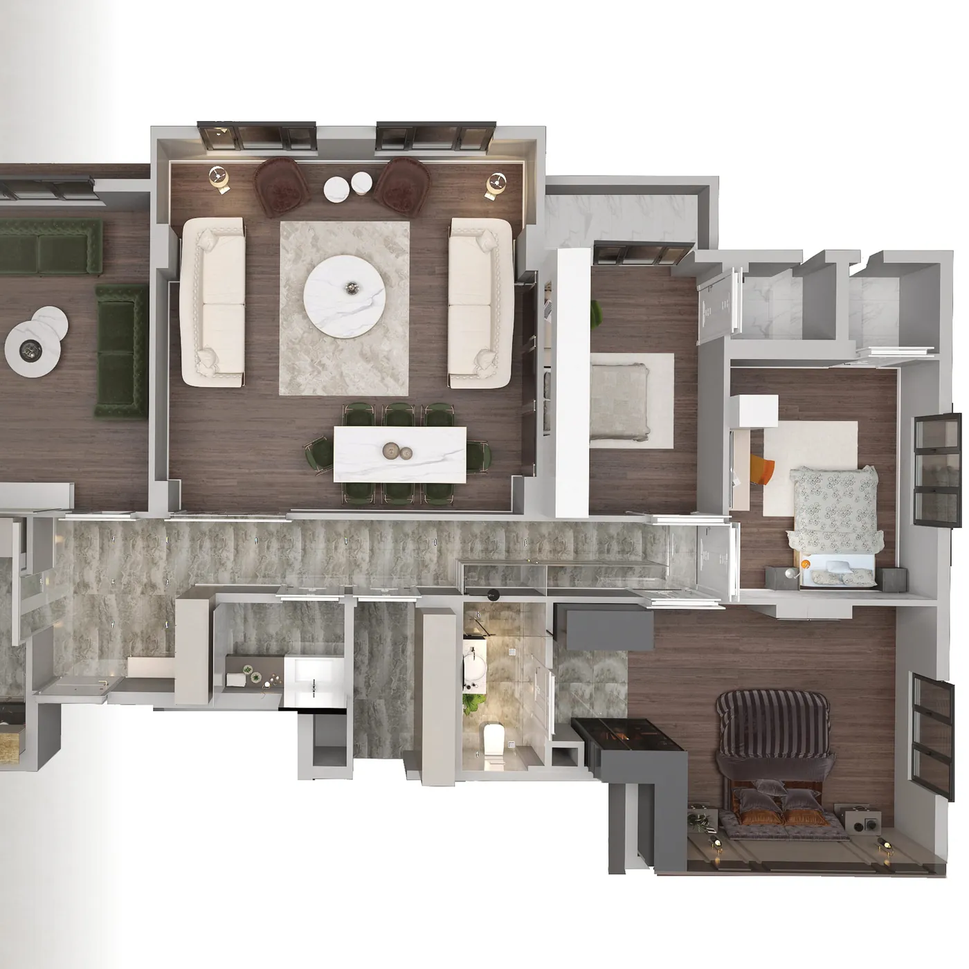 Payitaht İbrahimli — 4+1 kat planı